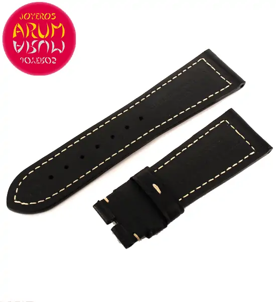 Z Panerai Strap Black Leather 25 - 20 RAC87 "SOLD"
