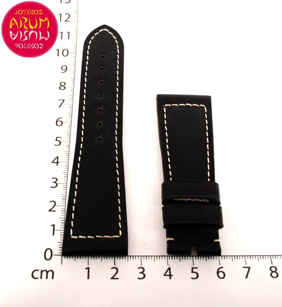Z Panerai Strap Black Leather 25 - 20 RAC87 "SOLD"