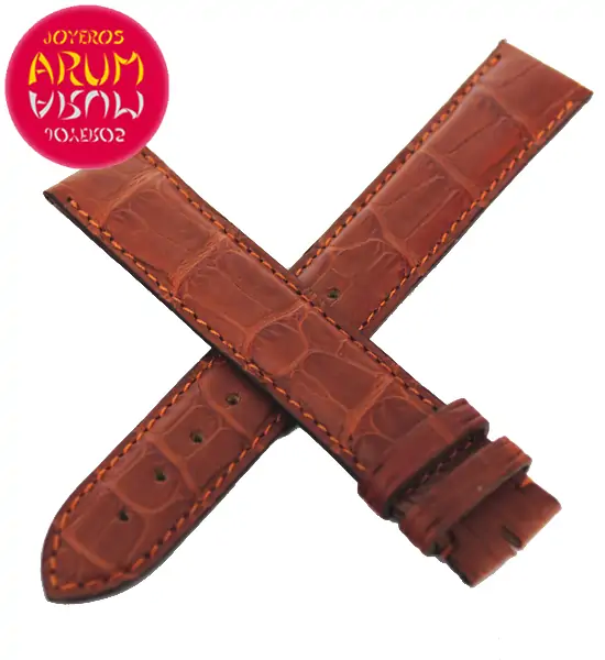 Cartier Strap Brown Crocodile Leather Tank / Ronde RAC22