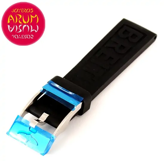 Breitling Strap Black Rubber Logo 20 - 18 RAC68 "SOLD"