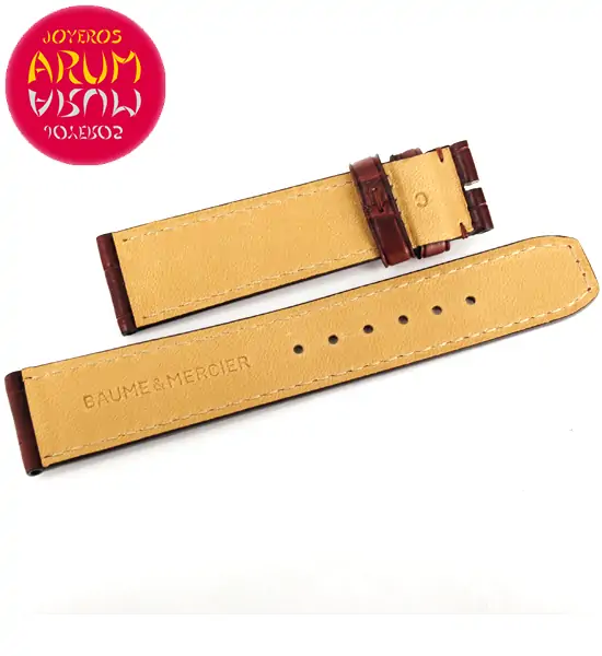 Baume & Mercier Strap Brown Crocodile Leather 20 - 18 RAC101 "SO