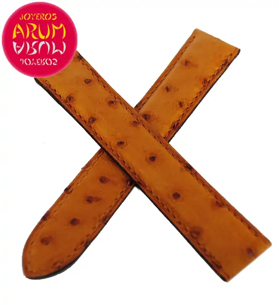 Cartier Strap Brown Ostrich Leather RAC25