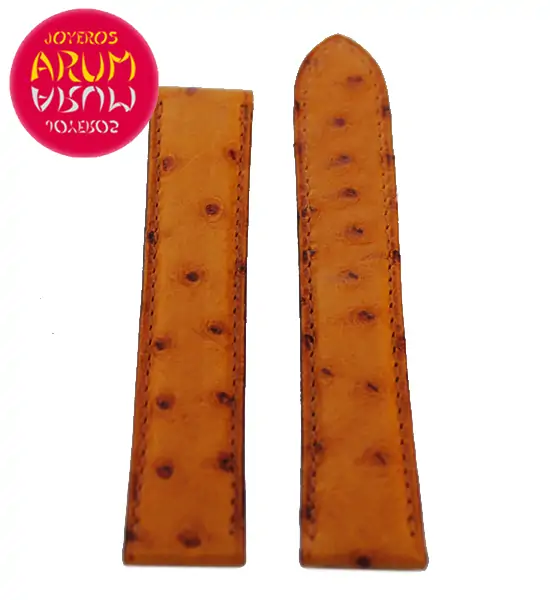 Cartier Strap Brown Ostrich Leather RAC25