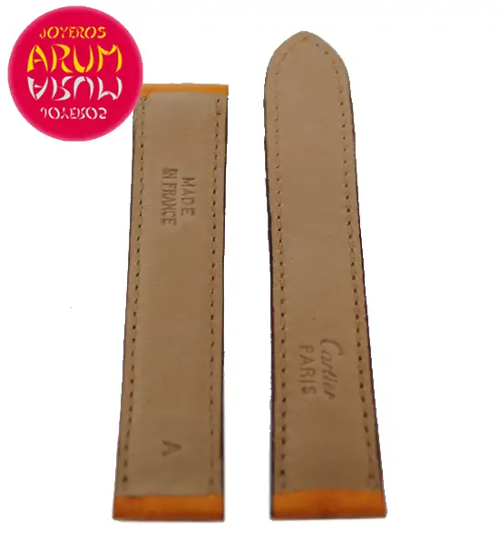 Cartier Strap Brown Ostrich Leather RAC25