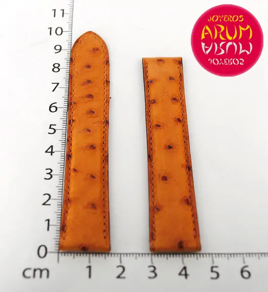 Cartier Strap Brown Ostrich Leather RAC25