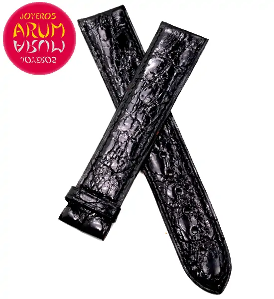 Cartier Strap Black Crocodile Leather 19,5 - 17,5 RAC127