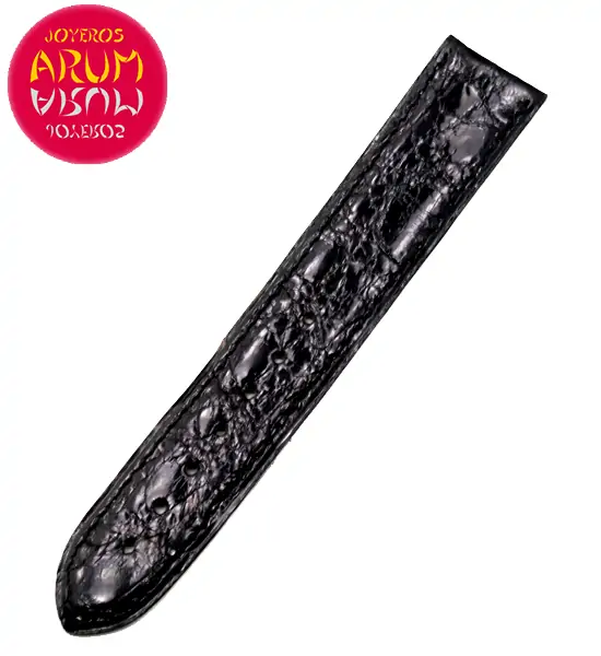 Cartier Strap Black Crocodile Leather 19,5 - 17,5 RAC127