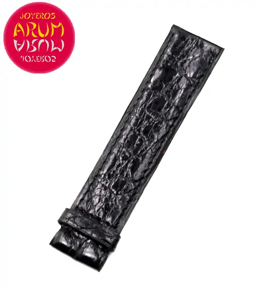 Cartier Strap Black Crocodile Leather 19,5 - 17,5 RAC127
