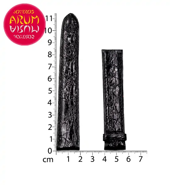 Cartier Strap Black Crocodile Leather 19,5 - 17,5 RAC127