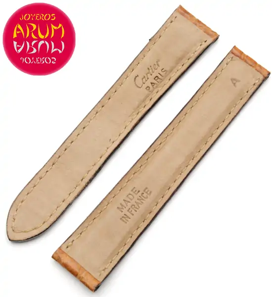 Cartier Strap Brown Crocodile Leather 16 - 14 RAC130
