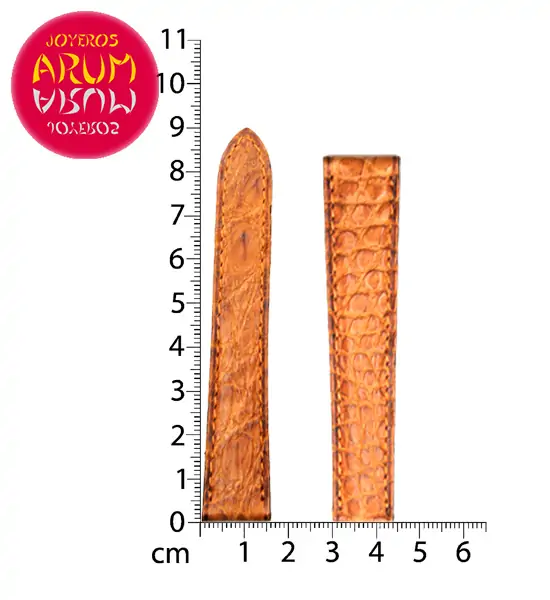 Cartier Strap Brown Crocodile Leather 16 - 14 RAC130