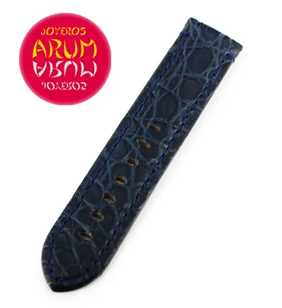 Z Correa Panerai Piel Cocodrilo Azul 23 - 22 "SOLD"