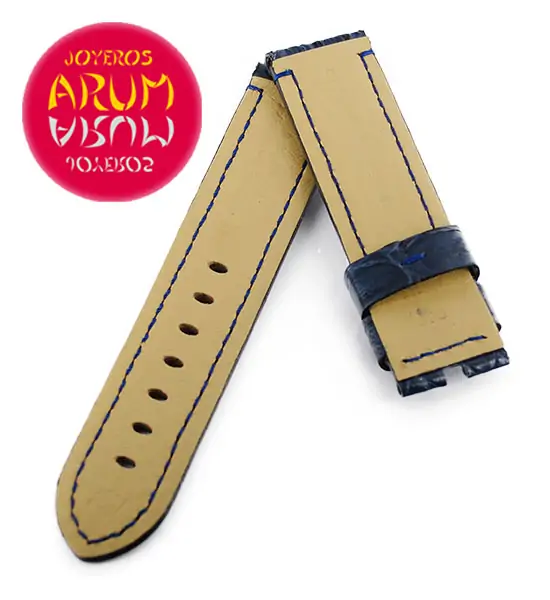 Z Correa Panerai Piel Cocodrilo Azul 23 - 22 "SOLD"