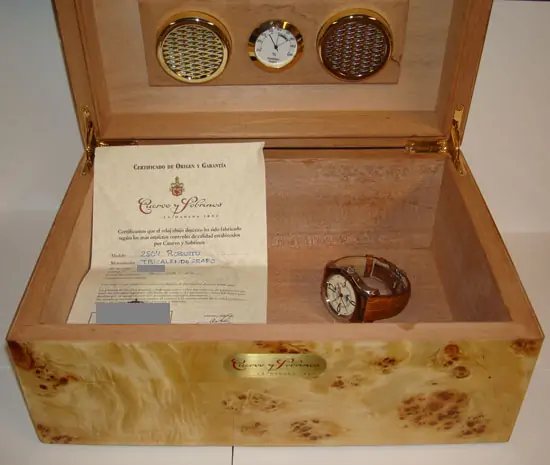 Cuervo y Sobrinos Robusto Tricalendógrafo "SOLD"