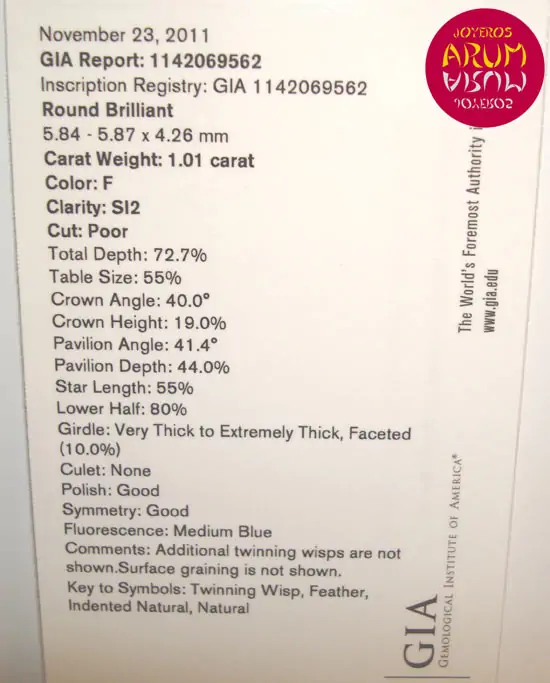 Diamond for Investment 1.01 carat