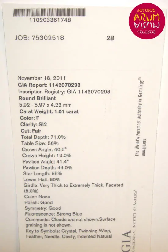 Diamond for Investment 1.01 carat Diamond for Investment 1.01 carat