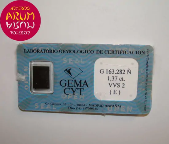 Diamond for investment 1,37 cts.