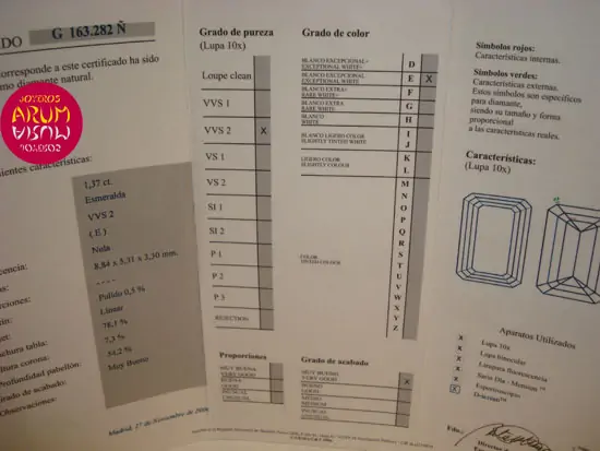 Diamond for investment 1,37 cts.