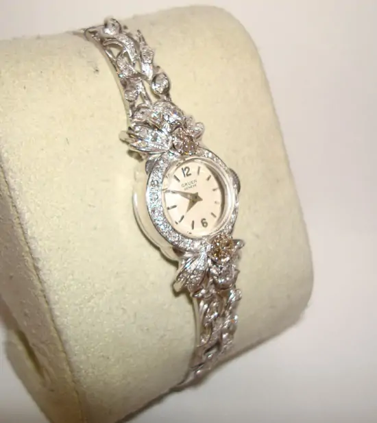 Gruen White Gold Art Decó Gruen White Gold Art Decó