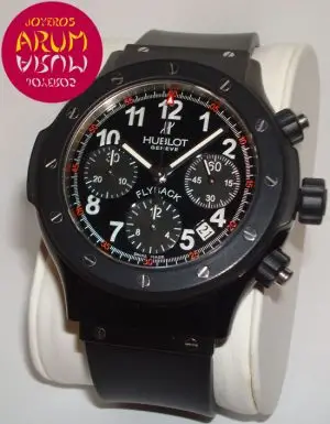 Hublot Flyback Black Steel "SOLD"