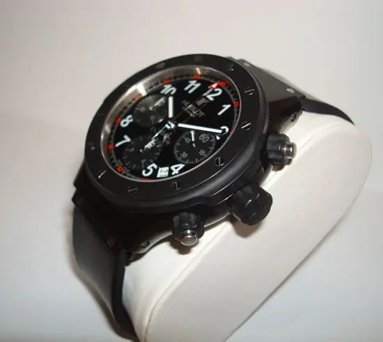 Hublot Flyback Black Steel "SOLD" Hublot Flyback Black Steel "SOLD"