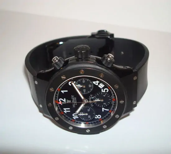 Hublot Flyback Black Steel "SOLD" Hublot Flyback Black Steel "SOLD"