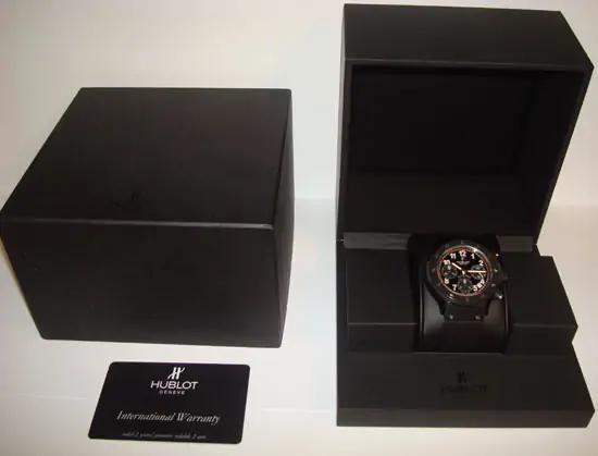 Hublot Flyback Black Steel "SOLD" Hublot Flyback Black Steel "SOLD"