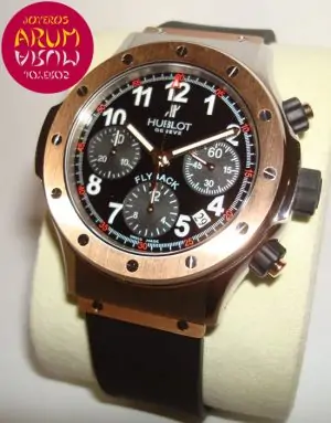 Hublot Super B Flyback Steel & Pink Gold "SOLD"