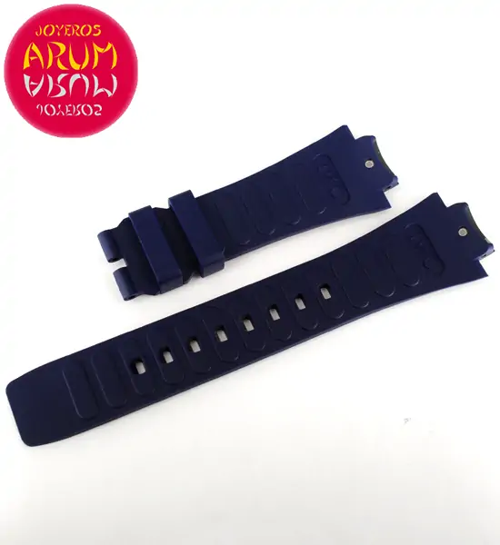 Z IWC Strap Blue Rubber 25 - 18 RAC105 "SOLD"