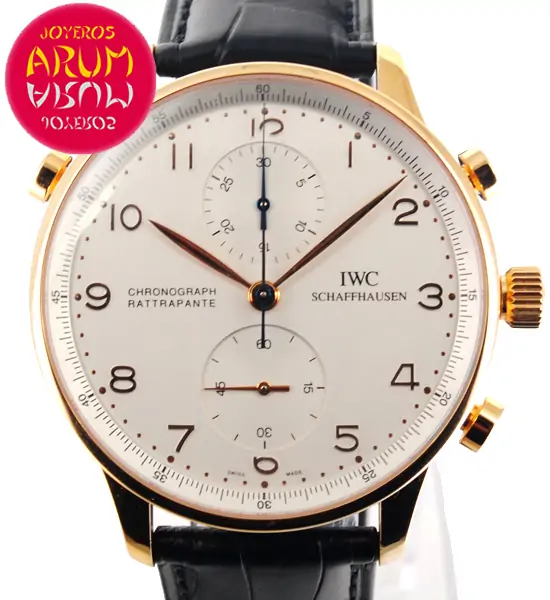 IWC Portuguese Rattrapante ARUM Ref. 3384 "SOLD" IWC Portuguese Rattrapante ARUM Ref. 3384 "SOLD"