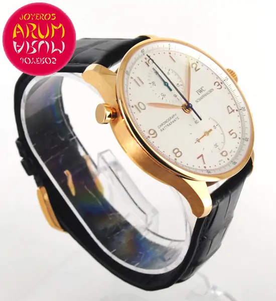 IWC Portuguese Rattrapante ARUM Ref. 3384 "SOLD" IWC Portuguese Rattrapante ARUM Ref. 3384 "SOLD"