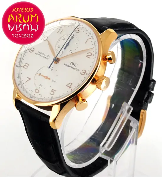 IWC Portuguese Rattrapante ARUM Ref. 3384 "SOLD" IWC Portuguese Rattrapante ARUM Ref. 3384 "SOLD"