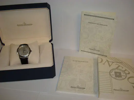 Jaeger Le Coultre Master Control "SOLD" Jaeger Le Coultre Master Control "SOLD"