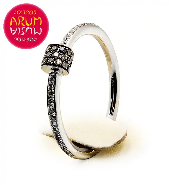 White Gold Ring with Brilliants 0,23 cts.