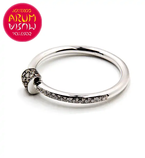 White Gold Ring with Brilliants 0,23 cts.