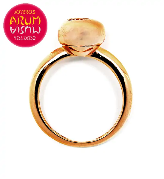 Rose Gold Ring with Brilliants 0,06 cts. RAJ435