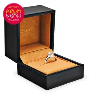 Bulgari Ring Platinum with Brilliant 0.65 cts RAJ497 "SOLD"