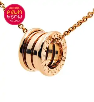 Pendant and Chain Bulgari B.Zero1 Pink Gold RAJ481 "SOLD"