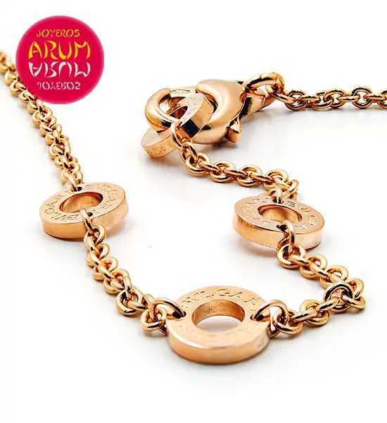 Pendant and Chain Bulgari B.Zero1 Pink Gold RAJ481 "SOLD"