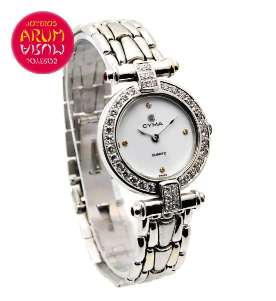 Cyma White Gold & Brilliants ARUM Ref. 3502