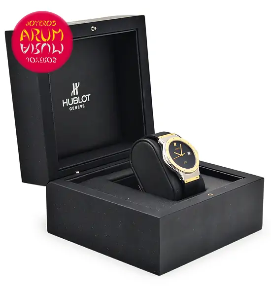 Hublot Classic Steel & Gold 38 mm ARUM Ref. 3541 "SOLD"