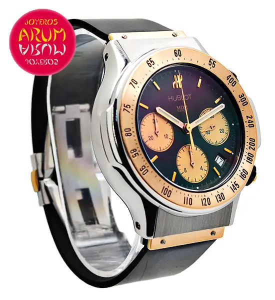 Hublot Super B Steel & Gold ARUM Ref. 3554 "SOLD" Hublot Super B Steel & Gold ARUM Ref. 3554 "SOLD"