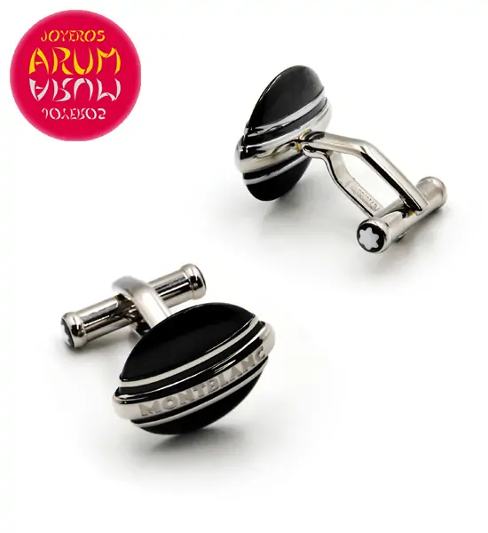 Montblanc Round Cufflinks ARUM Ref. 3507 "SOLD"