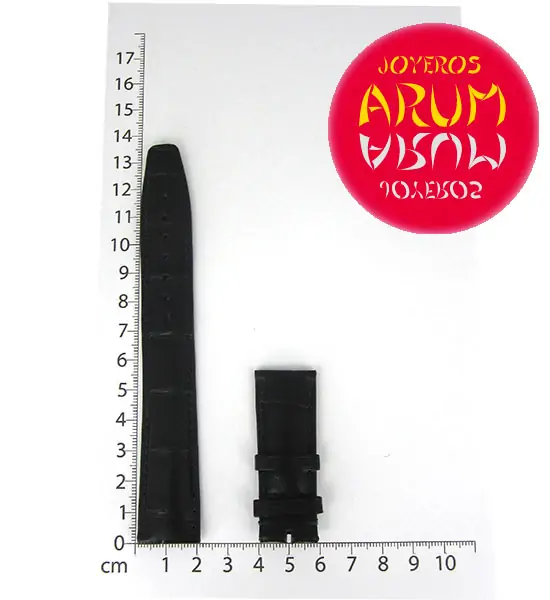 Z IWC Strap Black Cocodrile Leather 20 - 18 A20075 "SOLD"