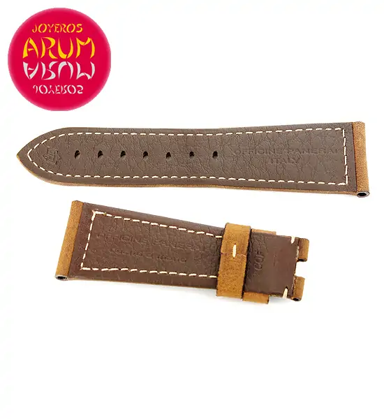 Z Panerai Strap Brown Leather Old Effect 27 - 20 "SOLD"
