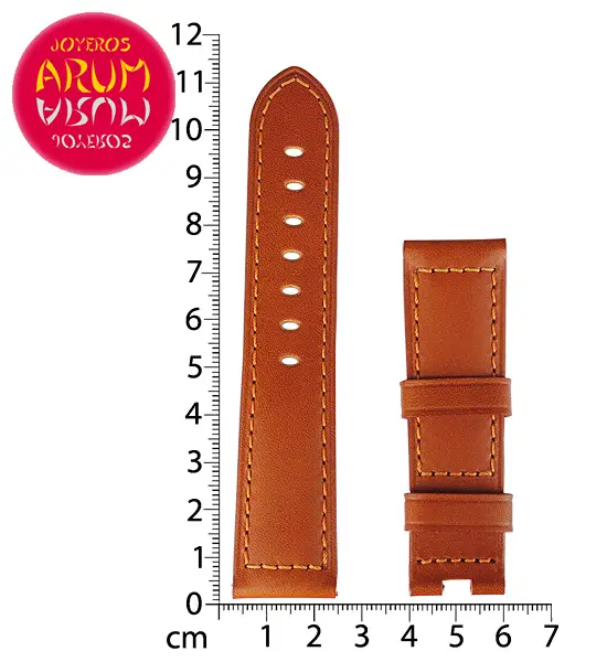 Z Panerai Strap Brown Leather 22 - 20