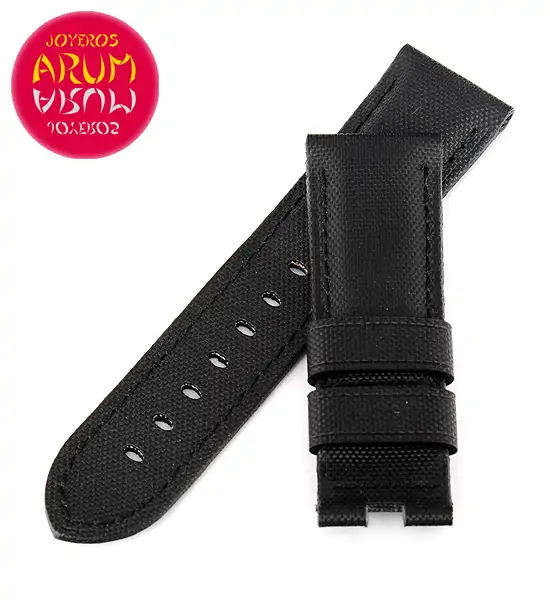 Z Panerai Strap Black Fabric 24 -22 "SOLD"