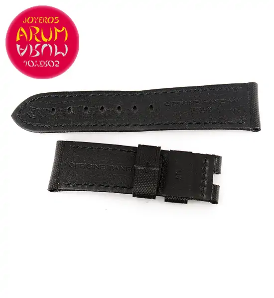 Z Panerai Strap Black Fabric 24 -22 "SOLD"