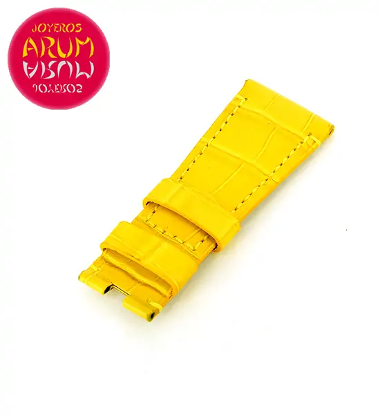 Z Panerai Strap Yellow Crocodile Leather 27 - 20 "SOLD"
