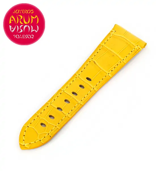 Z Panerai Strap Yellow Crocodile Leather 27 - 20 "SOLD"